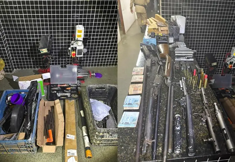 Polícia Militar descobre fábrica clandestina de armas em Itamaraju
