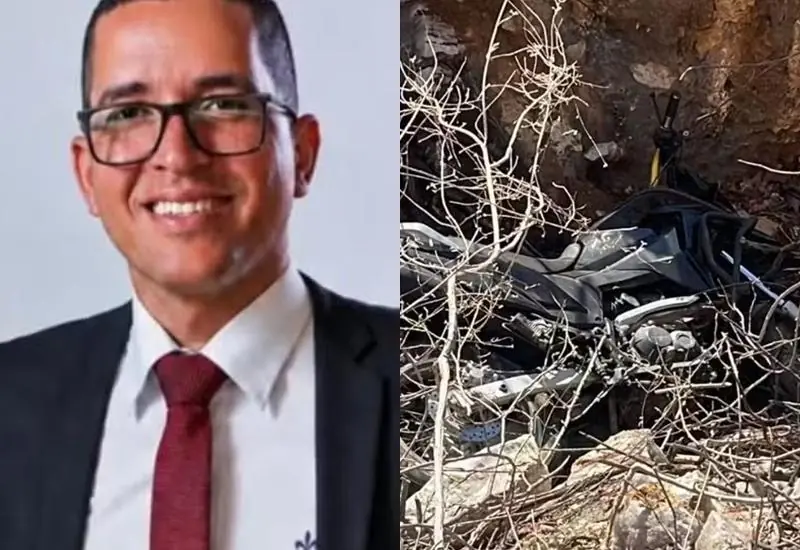 Motocicleta e outros pertences de advogado desaparecido são achados em zona rural
