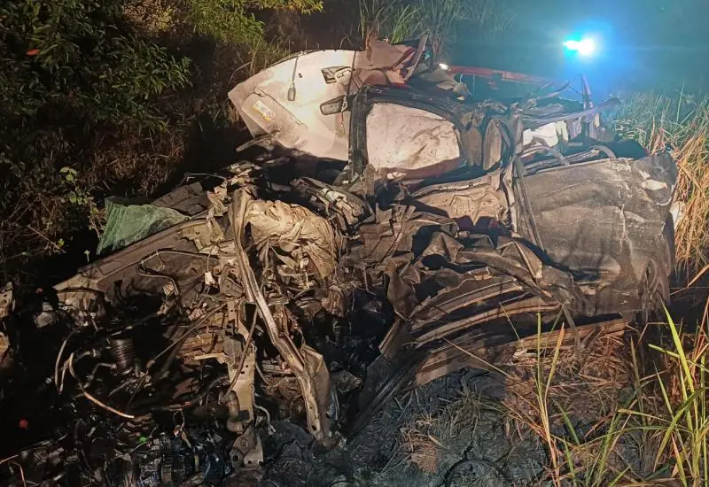 Quatro pessoas morrem em grave acidente na BR-418, em Nova Viçosa